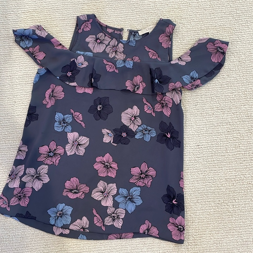 Loft sleeveless off shoulder top
